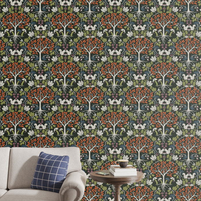 Birch Lane™ Aimon Floral Wallpaper & Reviews | Wayfair